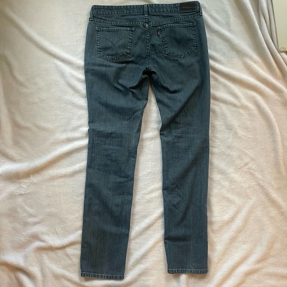 Levi's San Francisco Stretch Cotton Dark Low Rise Skinny Jeans 29 x 32 - Picture 5 of 8